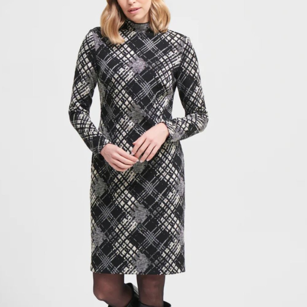 joseph ribkiff Turtleneck Dress